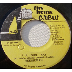 Beenie Man If A Girl Say USED VINYL 7INCH 45 RPM
