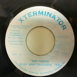 Buju Banton / Cocoa Tea Too Young USED VINYL 7INCH 45 RPM
