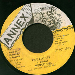Merciless Ole Gallis USED VINYL 7INCH 45 RPM