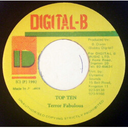Terror Fabulous Top Ten USED VINYL 7INCH 45 RPM