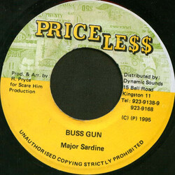 Major Sardine Buss Gun USED VINYL 7INCH 45 RPM