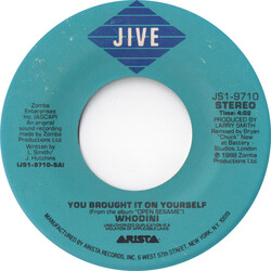 Whodini You Brought It On Yourself / I'm Def (Jump Back And Kiss Myself) USED VINYL 7INCH 45 RPM SINGLE