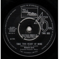 Marvin Gaye Take This Heart Of Mine USED VINYL 7INCH 45 RPM SINGLE