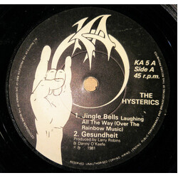 The Hysterics (5) Five Tracks Of Laughter USED VINYL 7INCH 45 RPM EP