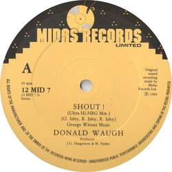 Donald Waugh Shout USED VINYL 12INCH 45 RPM STEREO
