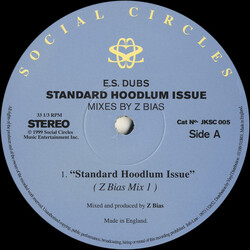 E.S. Dubs Standard Hoodlum Issue (Mixes By Z Bias) USED VINYL 12INCH 33 S RPM
