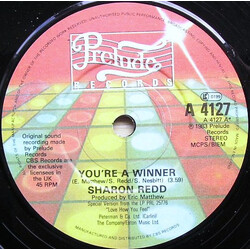 Sharon Redd You're A Winner USED VINYL 7INCH 45 RPM SINGLE STEREO