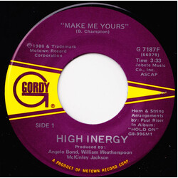 High Inergy Make Me Yours USED VINYL 7INCH 45 RPM