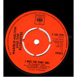Harold Melvin And The Blue Notes I Miss You (Part One) USED VINYL 7INCH 45 RPM SINGLE STEREO