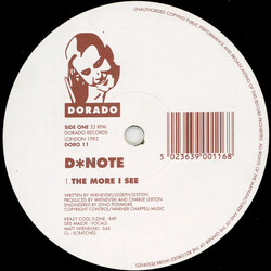 D*Note The More I See USED VINYL 12INCH 33 S RPM