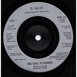 D Mob / Gary Haisman We Call It Acieeed USED VINYL 7INCH 45 RPM SINGLE MISPRINT