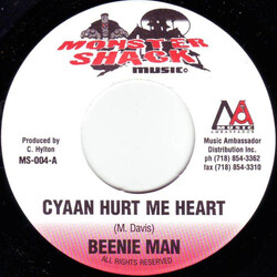 Beenie Man Cyann Hurt Me Heart / Slide USED VINYL 7INCH