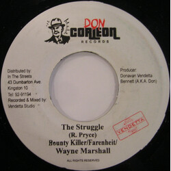 Bounty Killer / Farenheit / Wayne Marshall The Struggle USED VINYL 7INCH 45 RPM