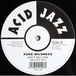 Pure Wildness Ain't No Use USED VINYL 12INCH