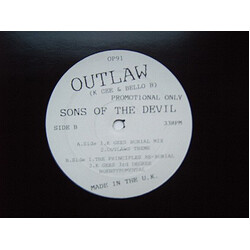 Outlaw Posse Sons Of The Devil USED VINYL 12INCH 33 S RPM PROMO