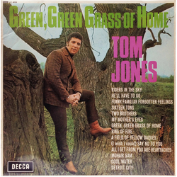 Tom Jones Green, Green Grass Of Home Vinyl LP USED
