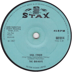 Bar-Kays Soul Finger / Knucklehead USED VINYL 7INCH SINGLE