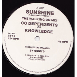 Co Dependents Of Knowledge Sunshine USED VINYL 12INCH 45 RPM