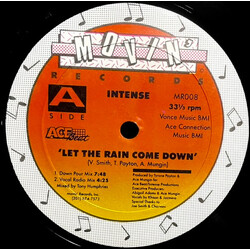 Intense (2) Let The Rain Come Down USED VINYL 12INCH 33 S RPM
