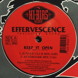 Effervescence / Cuchy Keep It Open USED VINYL 12INCH 33 S RPM