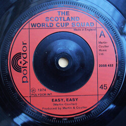 Scotland World Cup Squad Easy, Easy USED VINYL 7INCH 45 RPM