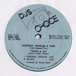 Ecstasy, Passion & Pain / Bobby Caldwell Touch & Go / What You Won't Do For Love Vinyl USED