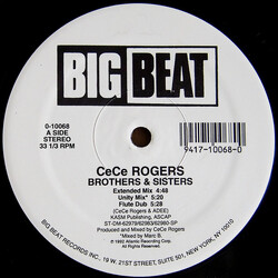 Ce Ce Rogers Brothers & Sisters USED VINYL 12INCH 33 S RPM