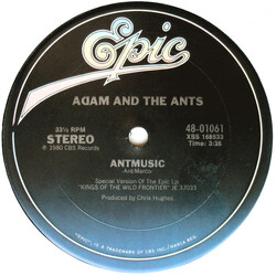 Adam And The Ants Antmusic USED VINYL 12INCH 33 S RPM SINGLE