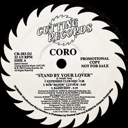 Coro / Vienna (2) Stand By Your Lover / Two Wrongs (Don't Make It Right) USED VINYL 12INCH 33 S RPM PROMO