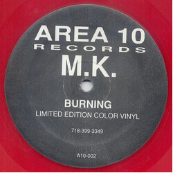 Marc Kinchen Burning USED VINYL 12INCH 33 S RPM LIMITED EDITION