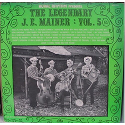 J. E. Mainer The Legendary J. E. Mainer: Volume 5 Vinyl LP USED