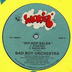 Bad Boy Orchestra Hip Hop Salsa USED VINYL 12INCH 33 S RPM