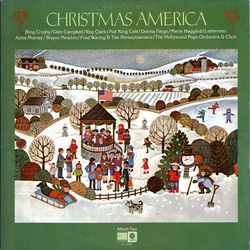 Various Christmas America Album Two Vinyl LP USED