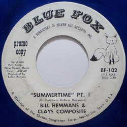 Bill Hemmans / Clay's Composite Summertime USED VINYL 7INCH SINGLE PROMO