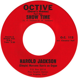 Harold Jackson (4) Show Time (Dave's Theme) USED VINYL 7INCH 45 RPM SINGLE