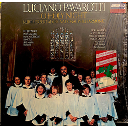 Luciano Pavarotti / Kurt Herbert Adler / National Philharmonic Orchestra O Holy Night Vinyl LP USED