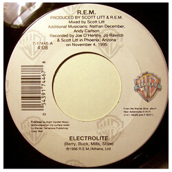 R.E.M. Electrolite USED VINYL 7INCH 45 RPM SINGLE