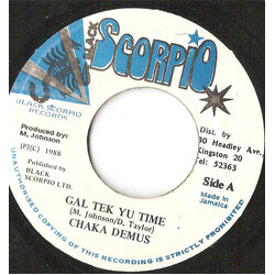 Chaka Demus Gal Tek Yu Time USED VINYL 7INCH 45 RPM