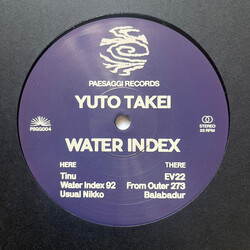 Yuto Takei Water Index USED VINYL 12INCH MINI-ALBUM STEREO