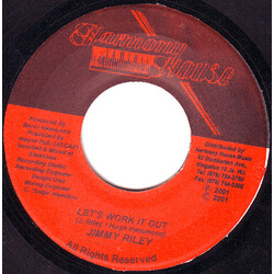 Jimmy Riley Let's Work It Out USED VINYL 7INCH 45 RPM