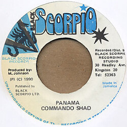 Commander Shad Panama USED VINYL 7INCH 45 RPM