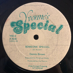 Dennis Brown Someone Special USED VINYL 12INCH 45 RPM 33 S RPM