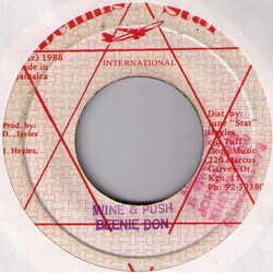 Beenie Don Wine & Push USED VINYL 7INCH 45 RPM