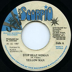 Yellowman Stop Beat Woman USED VINYL 7INCH 45 RPM