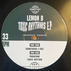 Lemon D Toxic Rhythms E.P USED VINYL 12INCH 33 S RPM 45 RPM EP REISSUE