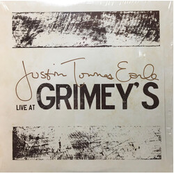 Justin Townes Earle Live At Grimey's USED VINYL 12INCH 45 RPM EP RECORD STORE DAY LIMITED EDITION
