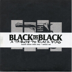 The Hope Conspiracy / Burnt By The Sun Black On Black: A Tribute To Black Flag - Volume One USED VINYL 7INCH LIMITED EDITION NUMBERED