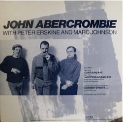 John Abercrombie / Peter Erskine / Marc Johnson (2) Clint / Hippityville Vinyl 12" USED