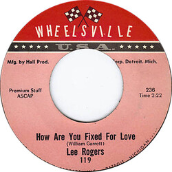 Lee Rogers How Are You Fixed For Love / The Same Things That Make You Laugh (Make You Cry) USED VINYL 7INCH SINGLE 45 RPM