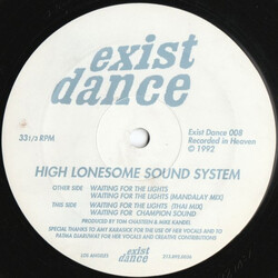 High Lonesome Sound System Waiting For The Lights USED VINYL 12INCH 33 S RPM